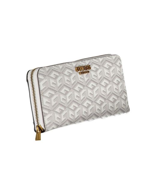 Guess White Chic Multi-Compartment Wallet