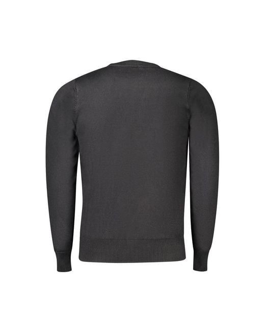 COVERI MOVING Black Nylon Sweater for men