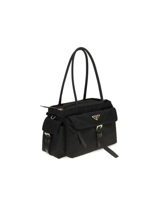 Prada Black Polyamide Shoulder Bag