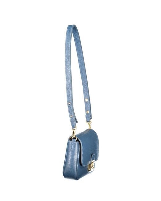 Coccinelle Blue Leather Handbag