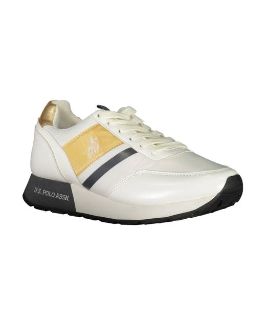 U.S. POLO ASSN. Multicolor White Polyester Sneaker
