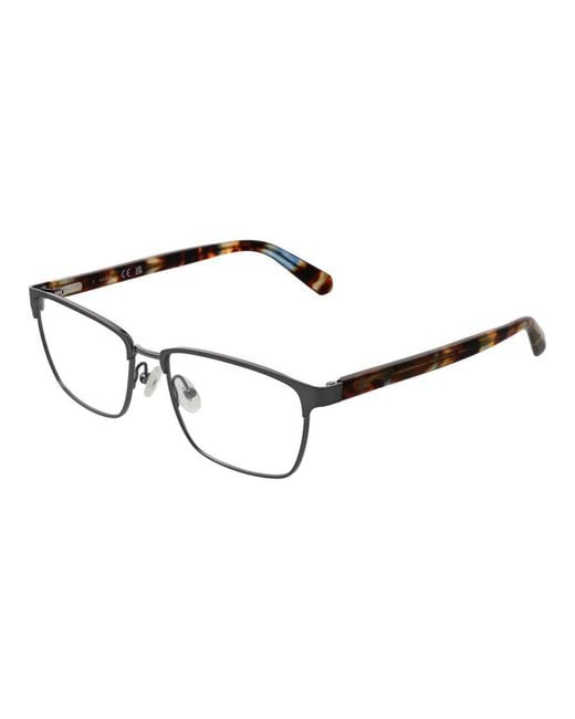 Guess Brown Gray Metal Glasses (frames) for men