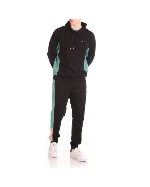 Fila Black Cotton Sweatshirt for men