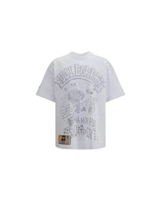 PDF CHANNEL Gray White Cotton Sportswear for men