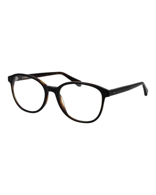 Sandro Black Acetate Glasses (frames) for men