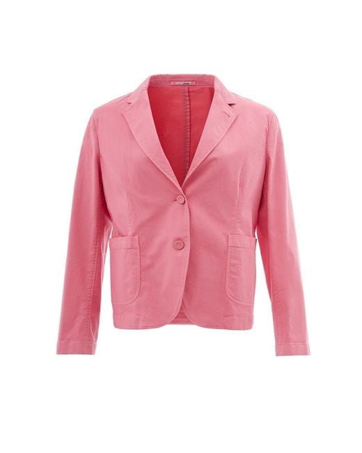Lardini Pink Cotton Jackets & Coat