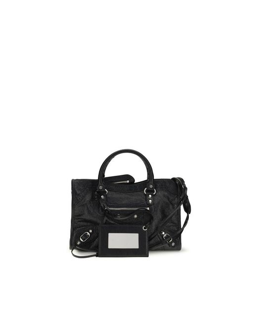 Balenciaga Black Lamb Ovis Aries Aries Handbag