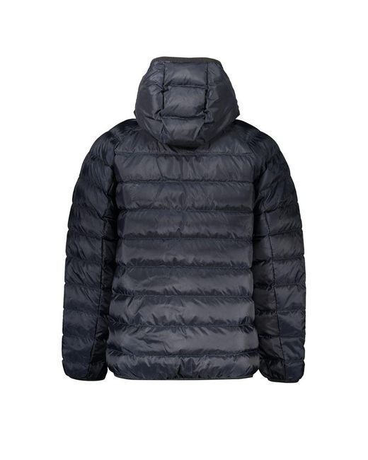 Tommy Hilfiger Blue Chic Recycled Polyester Hooded Jacket for men