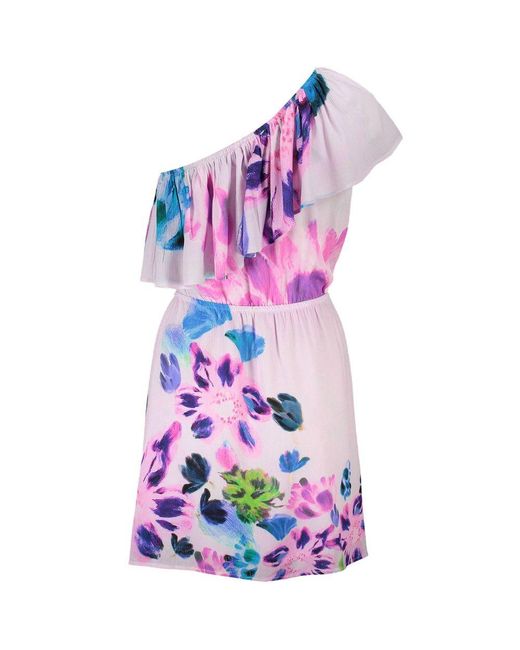 Desigual Purple Viscose Dress