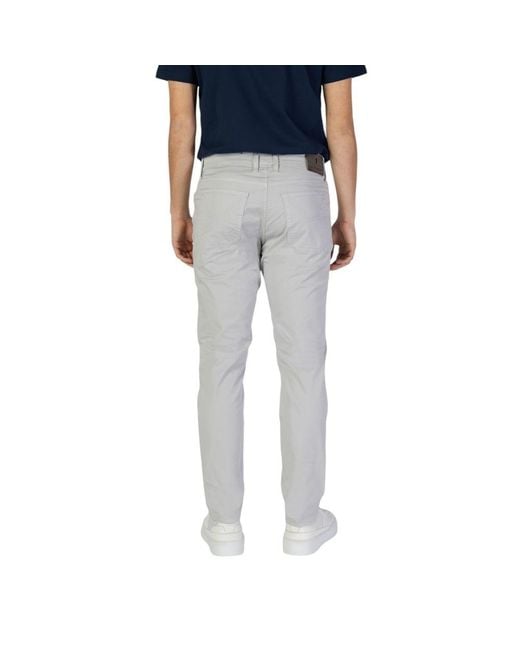 Jeckerson Blue Gray Cotton Jeans & Pant for men