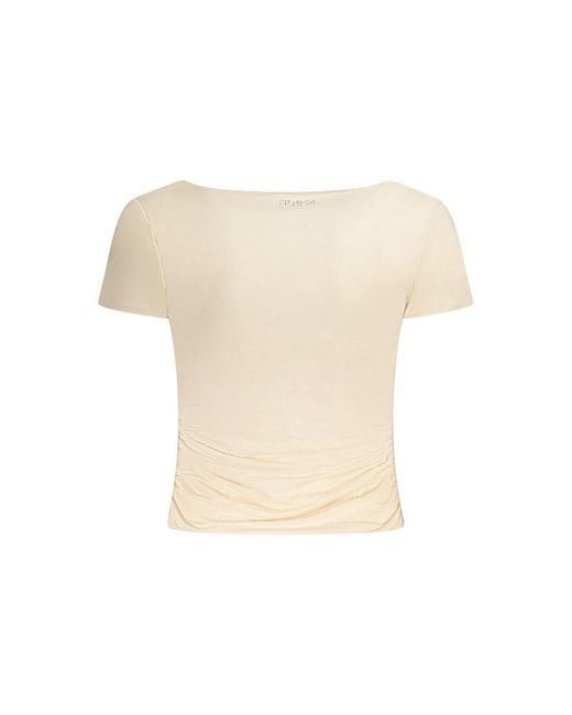 Guess Natural Pink Modal Tops & T