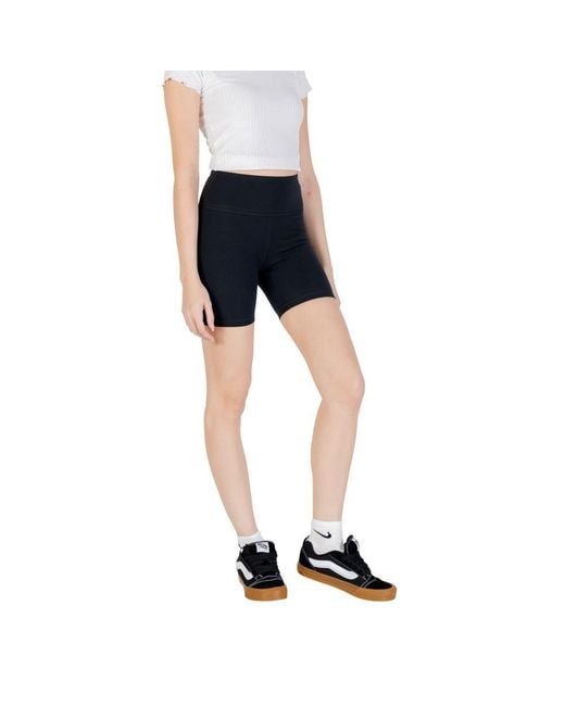Converse Blue Black Cotton Bermuda Shorts