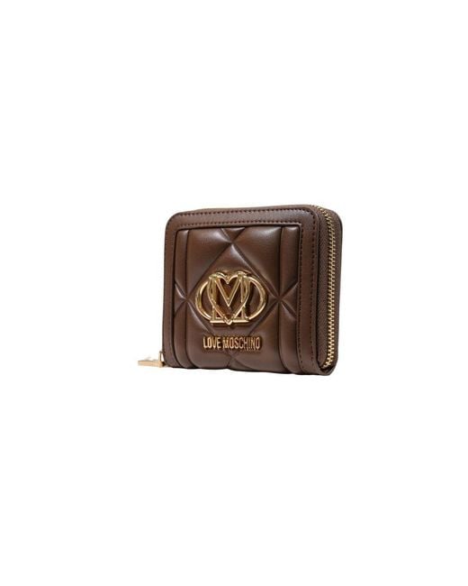 Love Moschino Brown Polyethylene Wallet