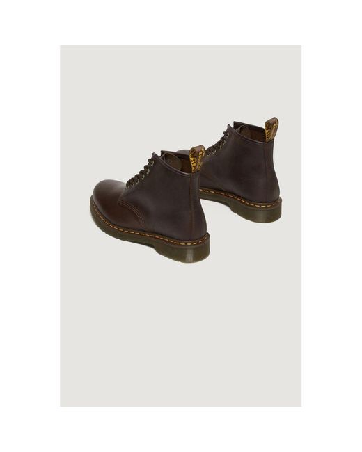 Dr. Martens Brown Leather Athletic Sneakers for men