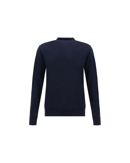 Golden Goose Deluxe Brand Blue Long Sleeve Jersey for men