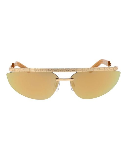 Gcds Metallic Metal Sunglasses