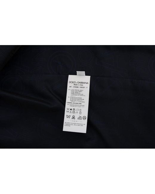 Dolce & Gabbana Black Elegant Striped Wool Blend Waistcoat Vest for men