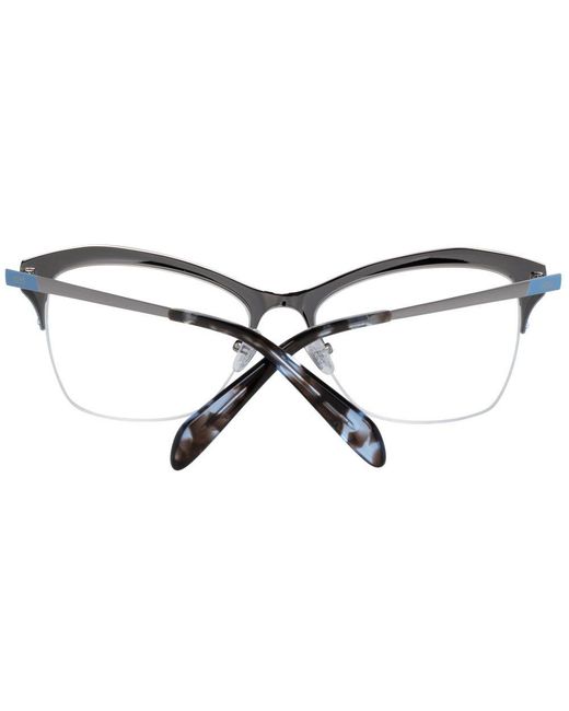 Emilio Pucci Metallic Silver Metal Glasses (frames)