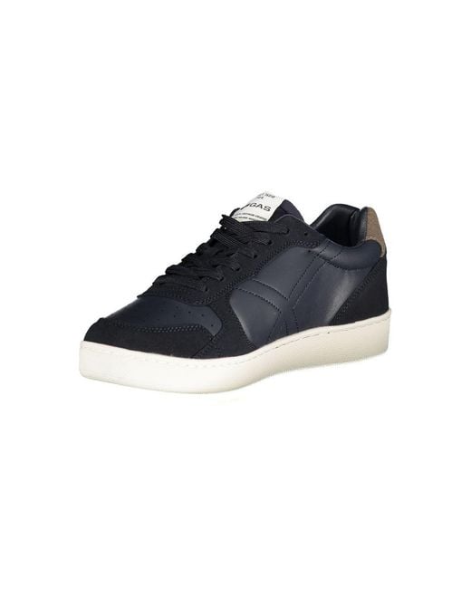Gas Blue Polyester Sneaker for men