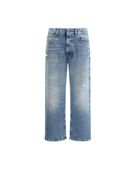 R13 Blue Boyfriend Jeans