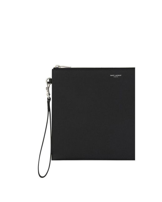 Saint Laurent Black Ipad Holder for men