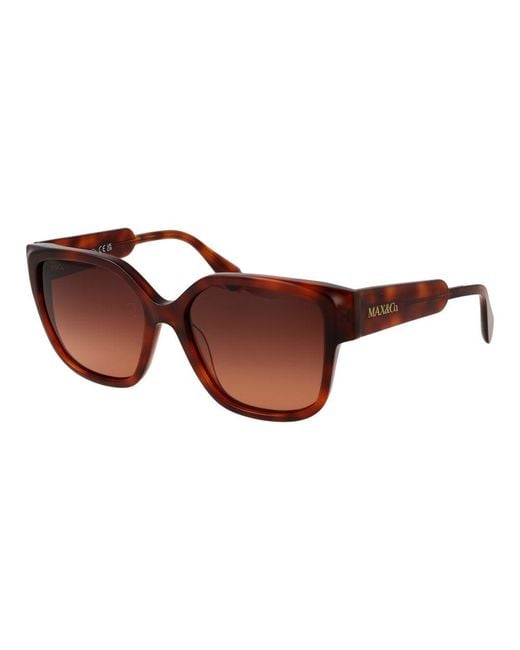 MAX&Co. Brown Plastic Sunglasses