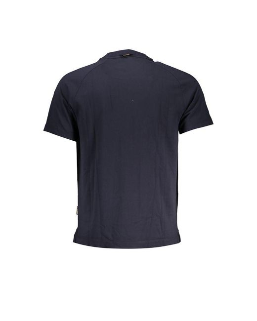 Napapijri Blue Cotton T-shirt for men