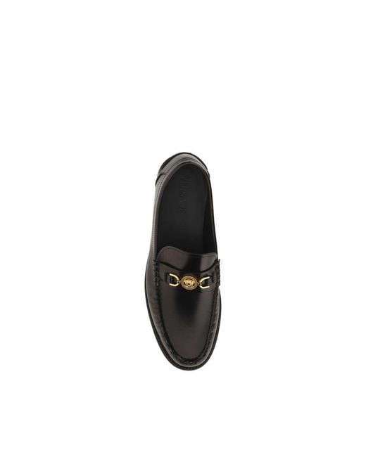 Versace Black Loafers for men
