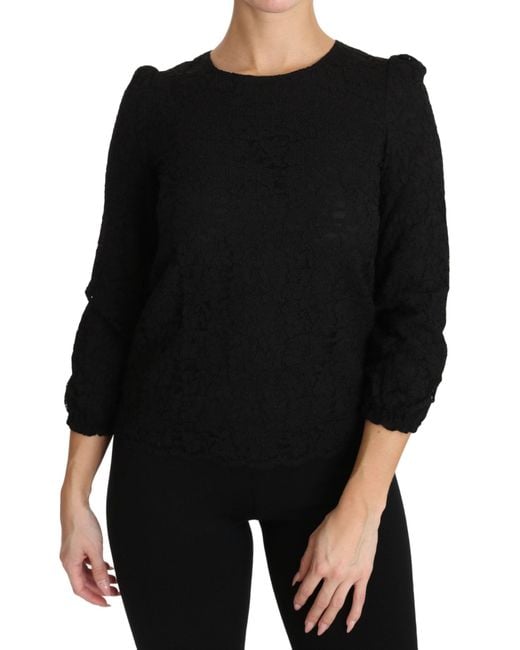 Dolce & Gabbana Black Blouse