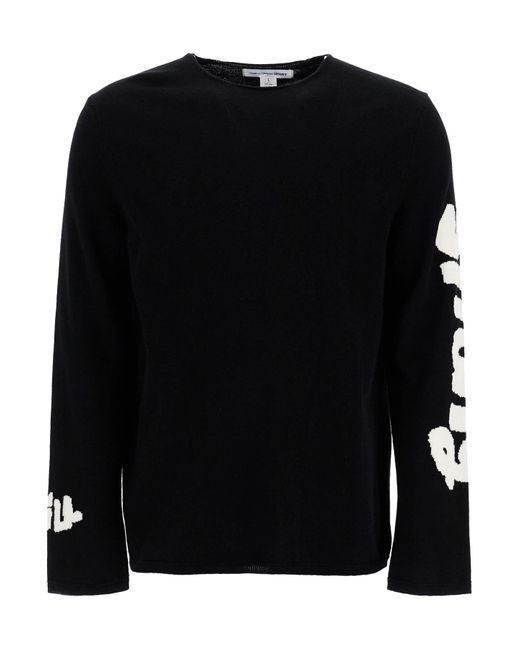 Miu Miu Black Wool Jacquard Pul for men