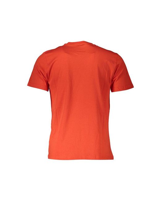 North Sails Red Cotton T-Shirt for men