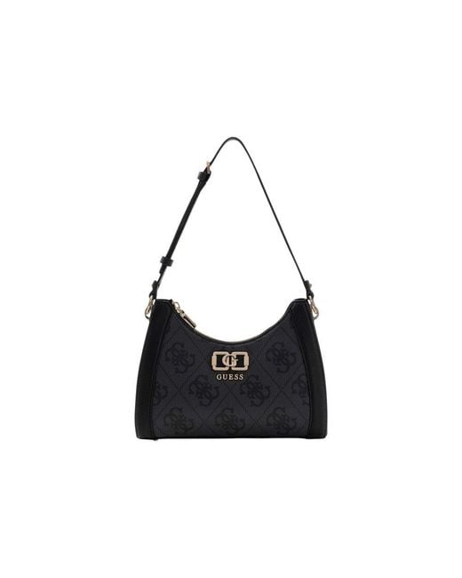 Guess Black Gray Polyethylene Handbag
