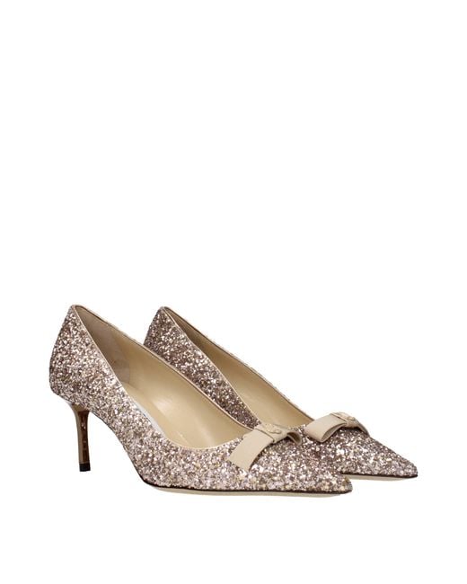 Jimmy Choo Multicolor Pink Plastic Mid Heel Pumps