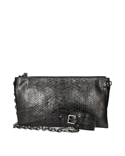Tom Ford Black Gray Skin Handbag