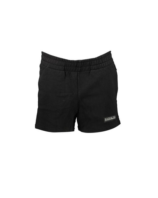 Napapijri Black Cotton Sweatpants