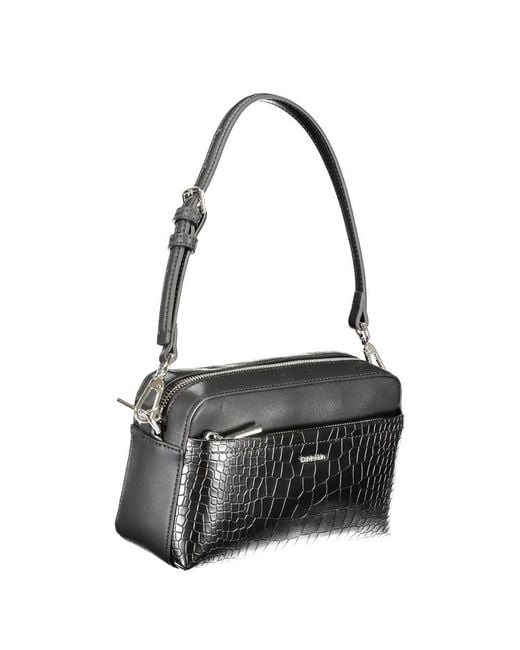 Calvin Klein Black Poliuretano Donna Borsa