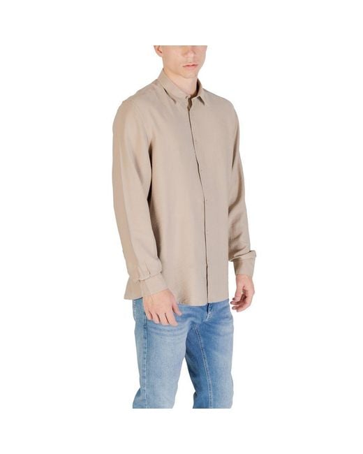 Antony Morato Natural Viscose Shirt for men