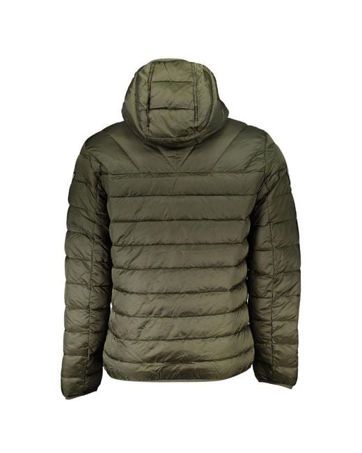 Napapijri Green Polyamide Jacket for men