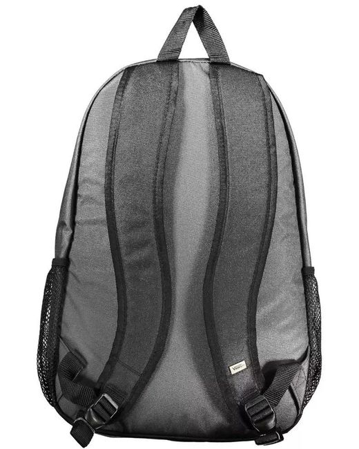 Vans Gray Versatile Urban Backpack With Logo Detail for men