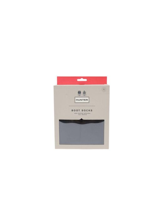 Hunter Black Recycled Polyester Sock