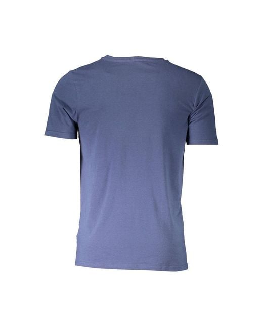 Aeronautica Militare Blue Cotton T-Shirt for men