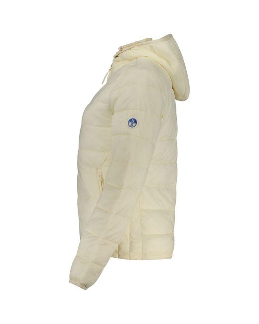 North Sails Natural White Polyester 's Jacket