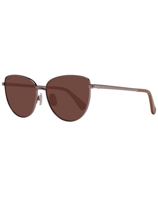 Max Mara Brown Bronze Metal Sunglasses