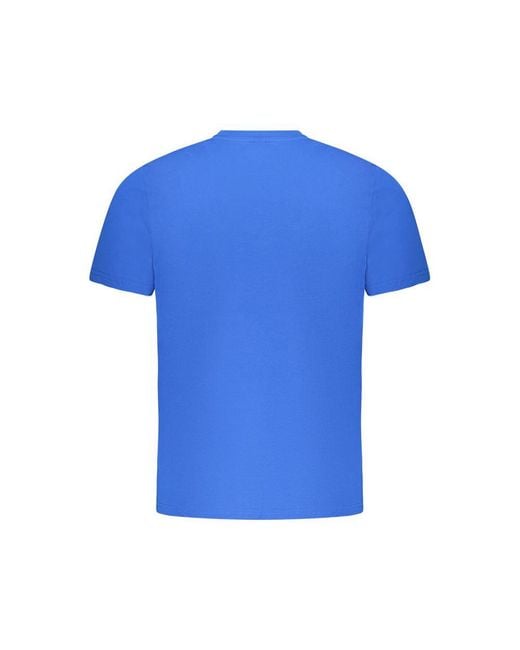 North Sails Blue Cotton Men's T for men