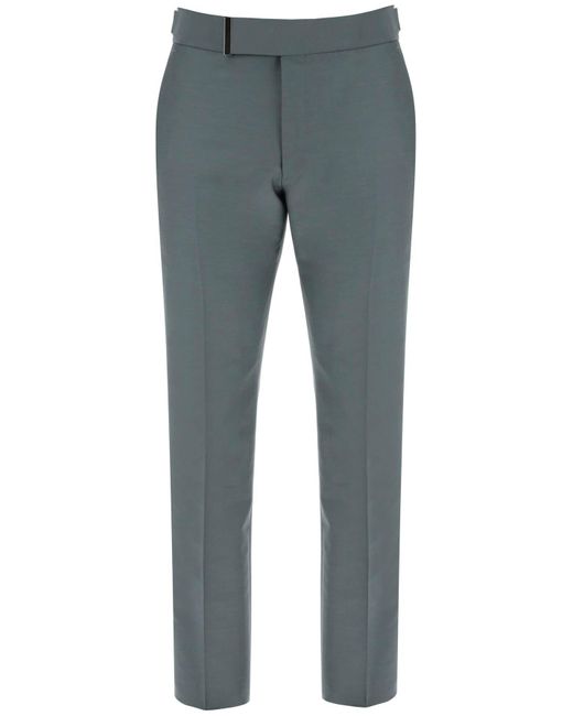 Tom Ford Blue Atticus Tailored Trousers for men