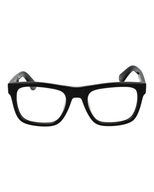 Police Black Cellulose Acetate Glasses (frames) for men