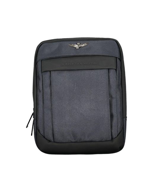 Aeronautica Militare Gray Elegant Shoulder Bag With Adjustable Strap for men