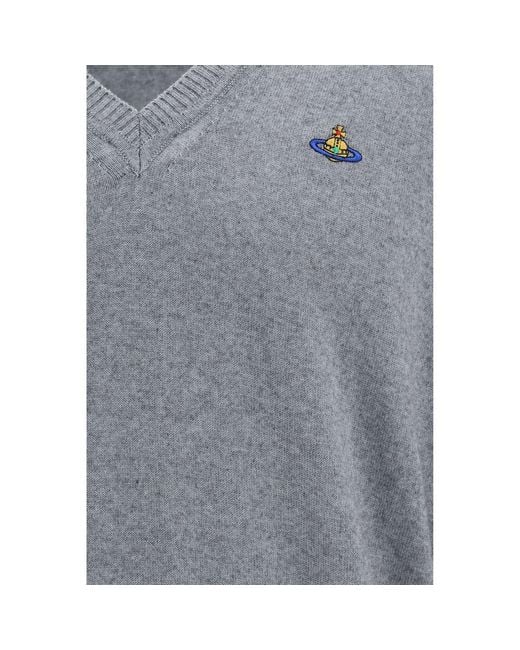 Vivienne Westwood Gray Cotton Sweatshirt for men