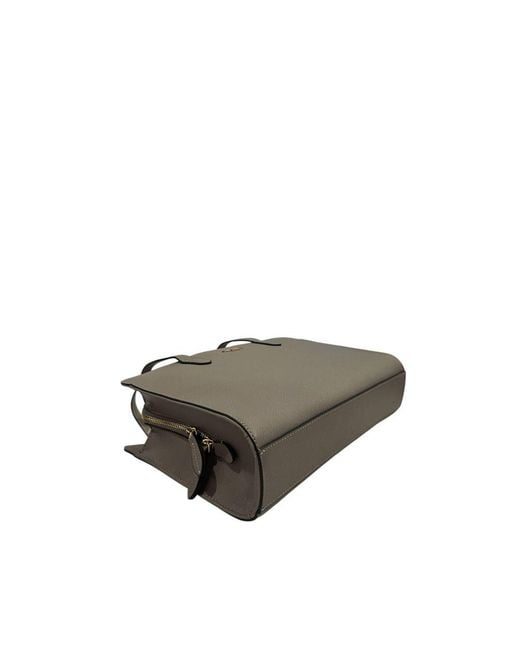 Twinset Gray Grey Pu Shoulder Bag