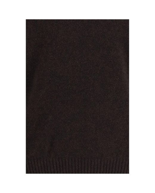 Brooksfield Black Brown Wool Oves Aries Sweatshirt for men